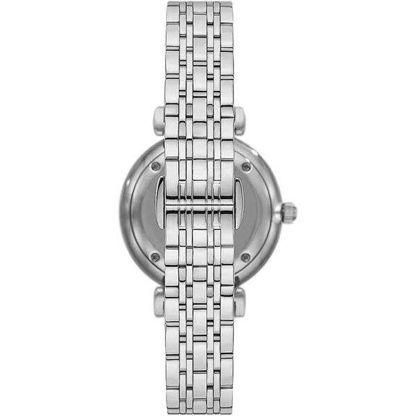 Emporio Armani Silver Crystal Sunburst AR11445 Back side