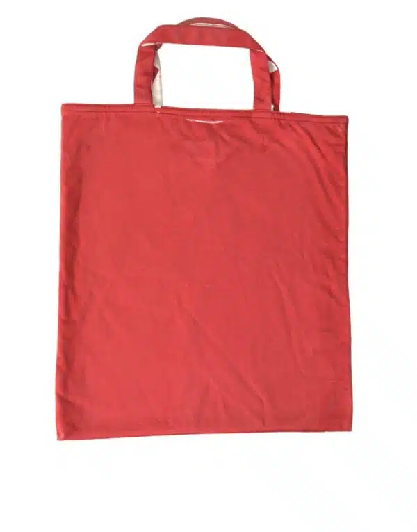 Prada Chic Tote Bag in Red and White Fabric 4