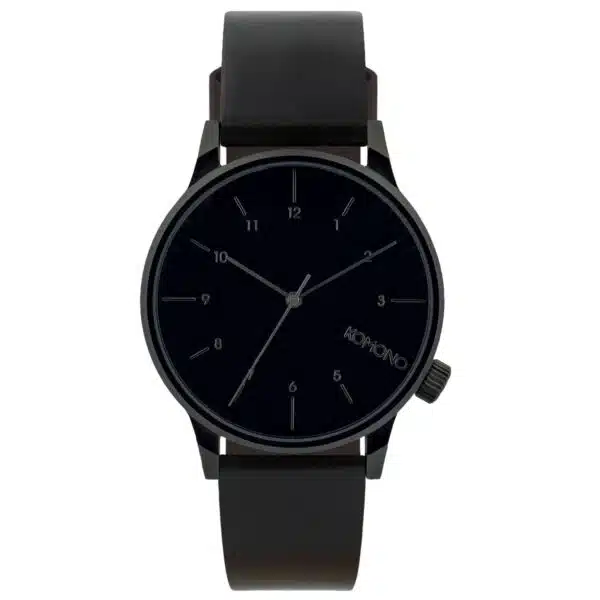 Komono minimalistisch horloge - Gunmetal grijs