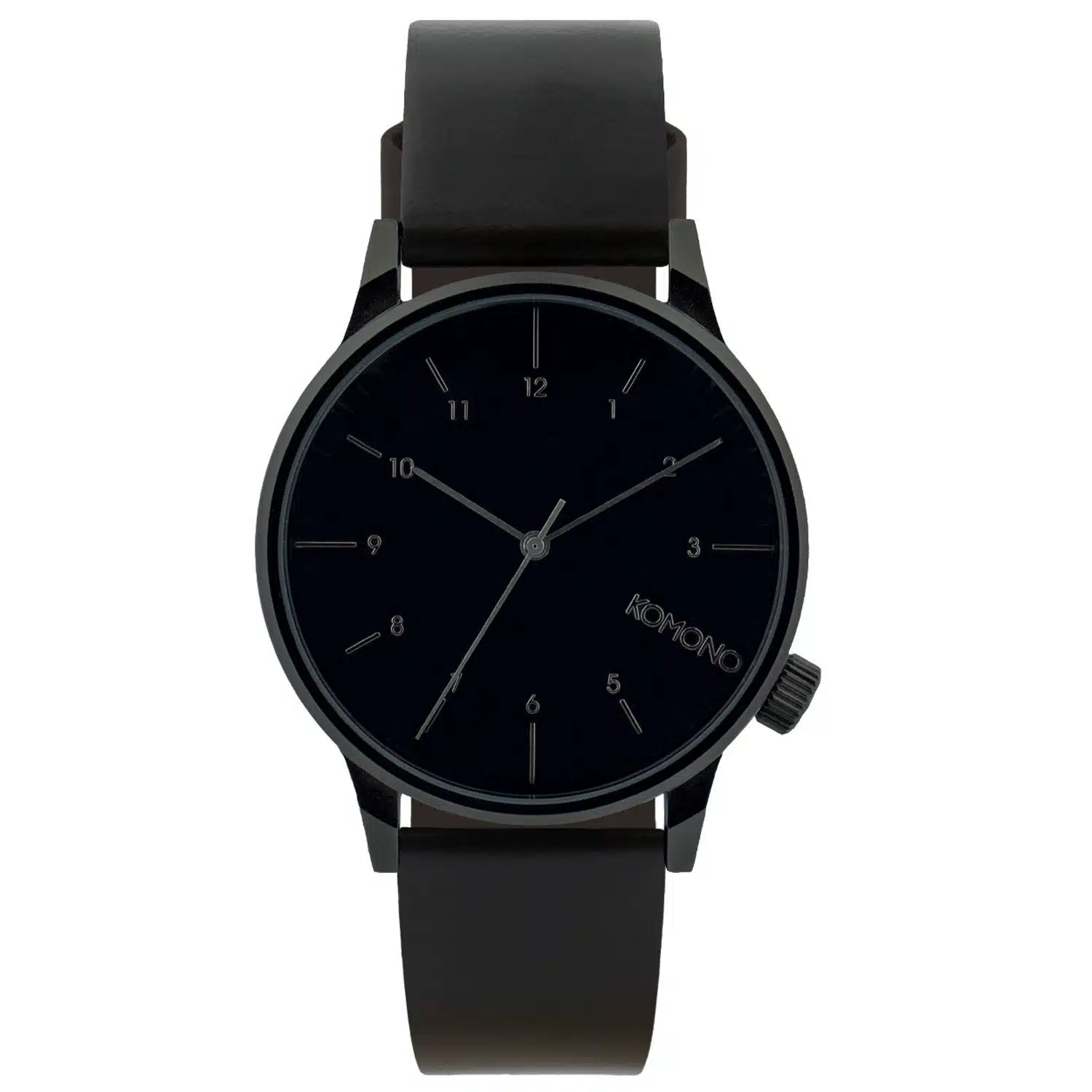 Komono minimalistisch horloge - Gunmetal grijs