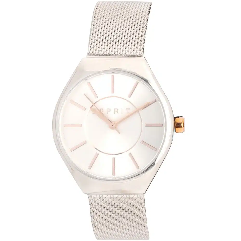 Esprit Zilver Vrouwen Horloge - Mesh Bandje