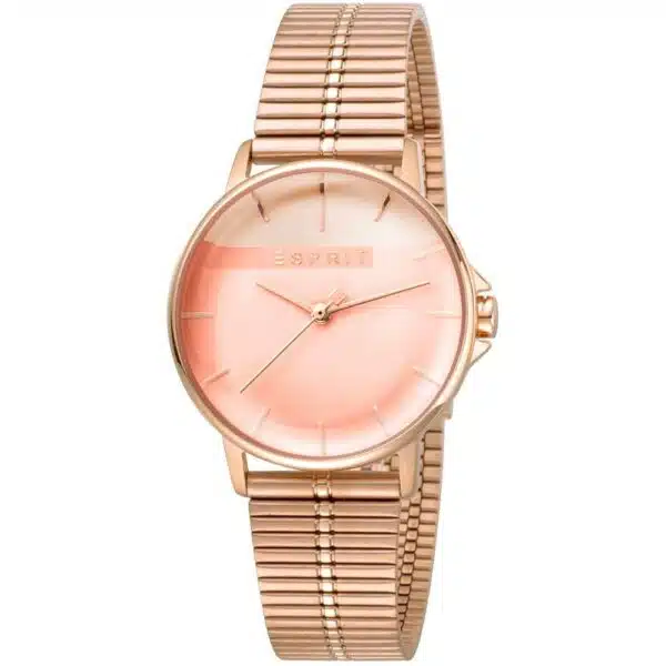 Esprit Rose Goud Vrouwen Horloge - Mesh Band