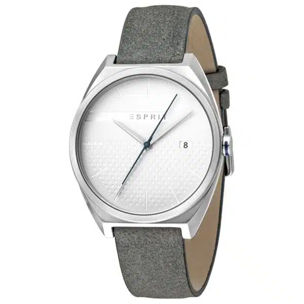 Esprit Grijs Herenhorloge Minimalist