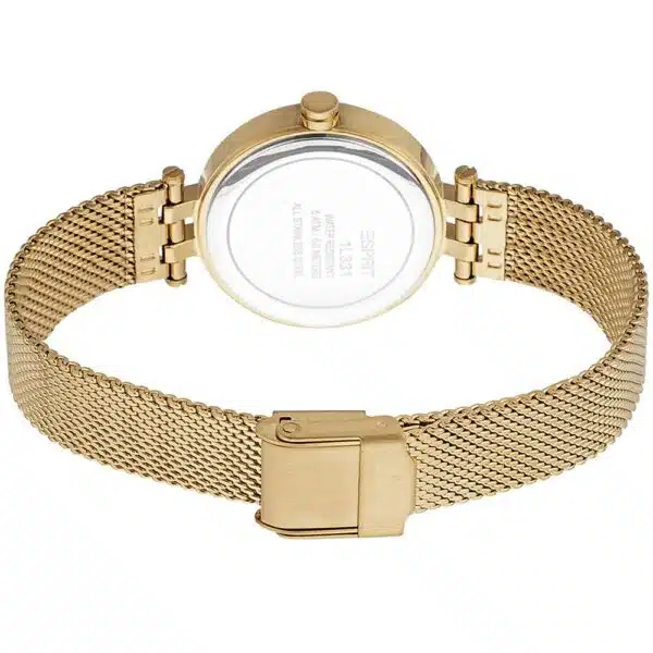 Espirt Gold Women Watch Back View