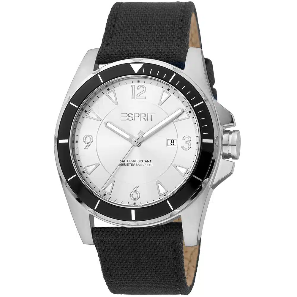 Esprit Elegant Analoog Horloge Zwart