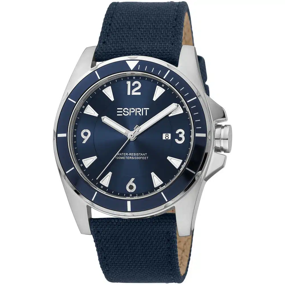 Esprit Blauw Herenhorloge