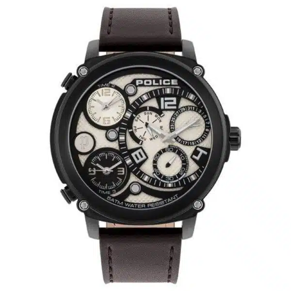 Police Men Watch Multifunctional Black