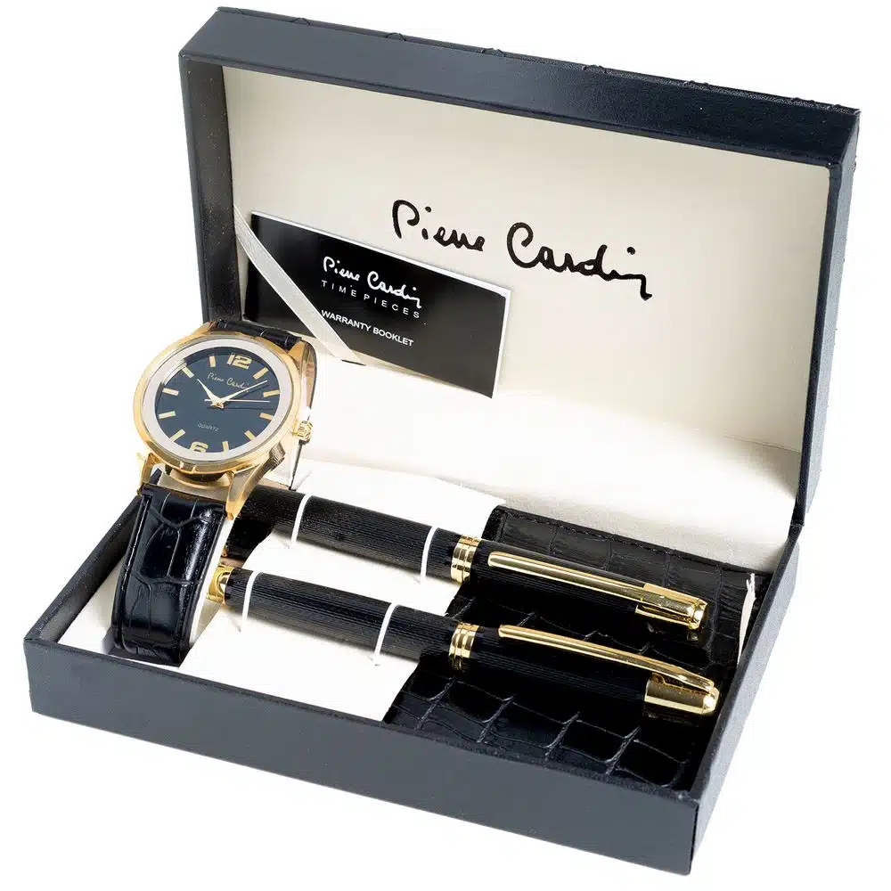 Pierre Cardin Watch Set - Gold & Black