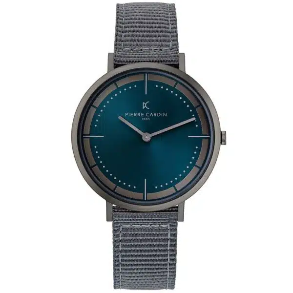 Pierre Cardin Quartz herenhorloge - Blauw & grijs