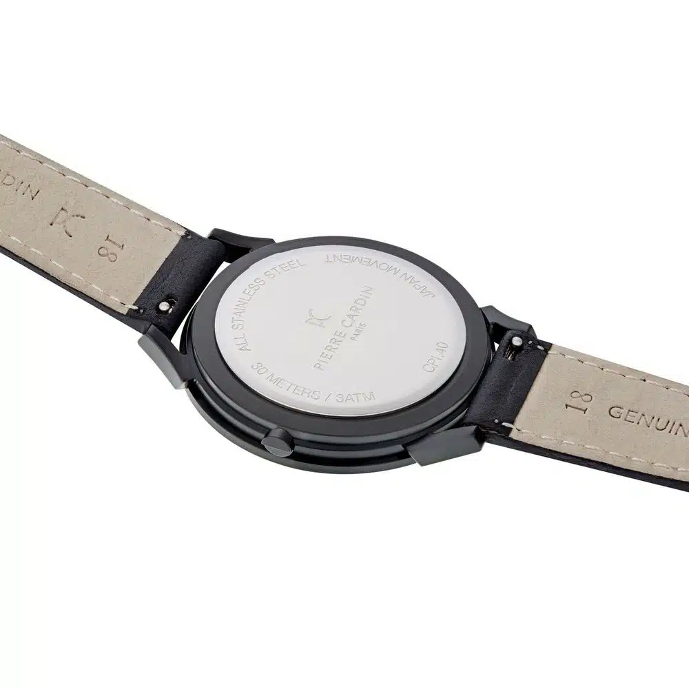 Pierre Cardin Quartz Men Watch Black Bottom