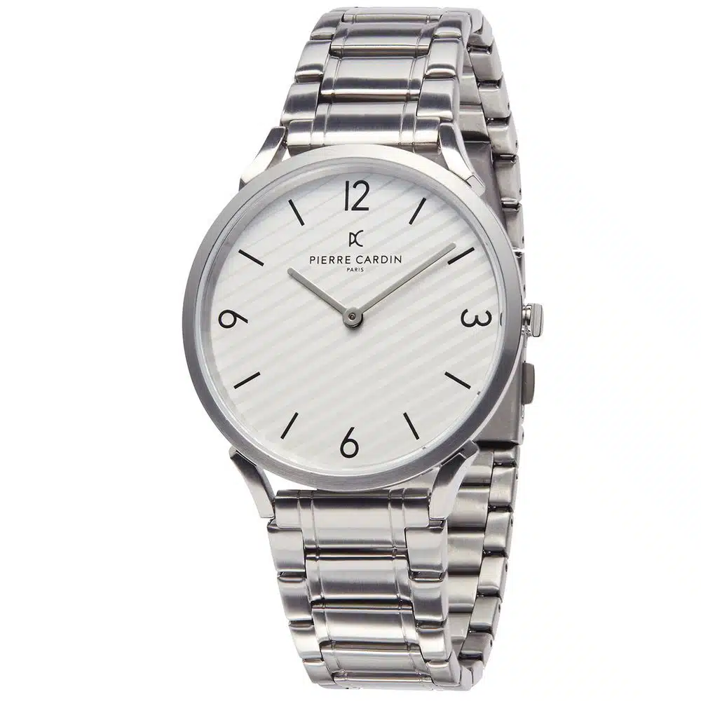 Pierre Cardin Zilver Stalen Horloge Quartz